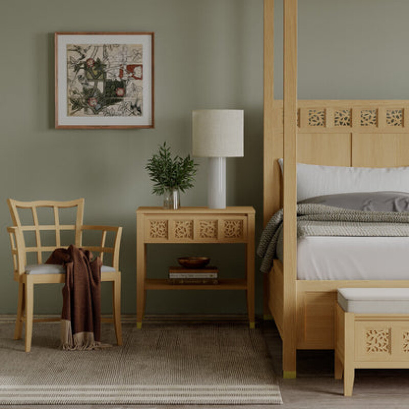 892236W506-102152143 Surrey Hills Open Nightstand, Wood Top - Oak / 506 Natural - Image 1