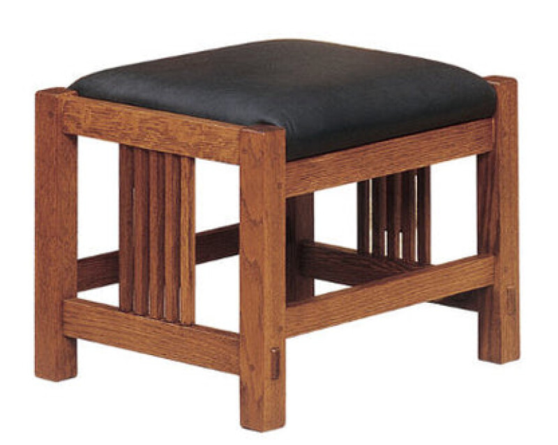 89395SALVADORBLACK032-102115144 Spindle Footstool - 032 Onondaga / Salvador Black - Image 1