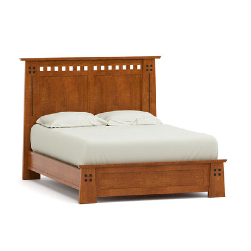 89952QLFB054-102136200 Highlands Bed - Complete Bed with Low Footboard / Queen / 054 - Aurora - Image 1