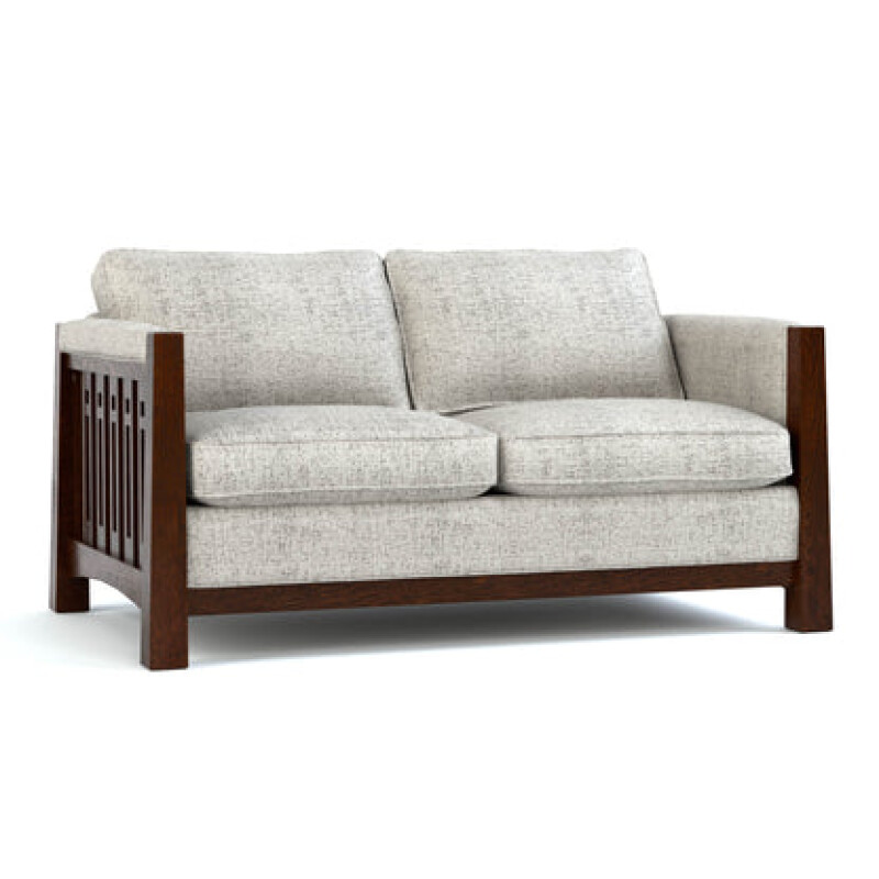 89980061488791031-102111656 Highlands Loveseat - Oak / 4887-91 / 031 Centennial - Image 1