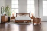 Park Slope Platform Bed - Cherry / Queen / 067 Vesper - Image 7