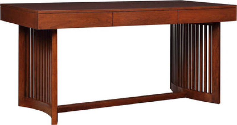 911559299-102153913 Park Slope Spindle Desk - Cherry / 299 Pasadena - Image 1