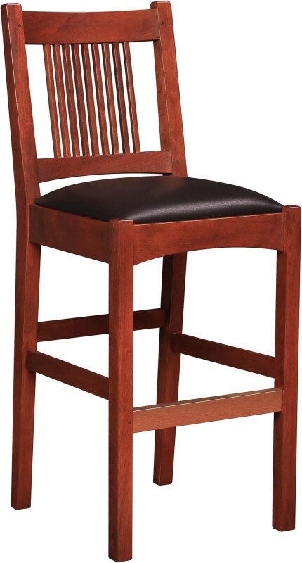 91321CCHERRY26C-102115521 Spindle Stool - Cherry / 26" Counter - Image 1