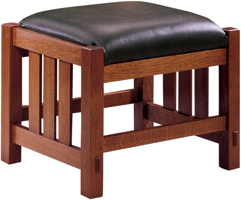 91495CHERRY-102115250 Footstool - Cherry - Image 1