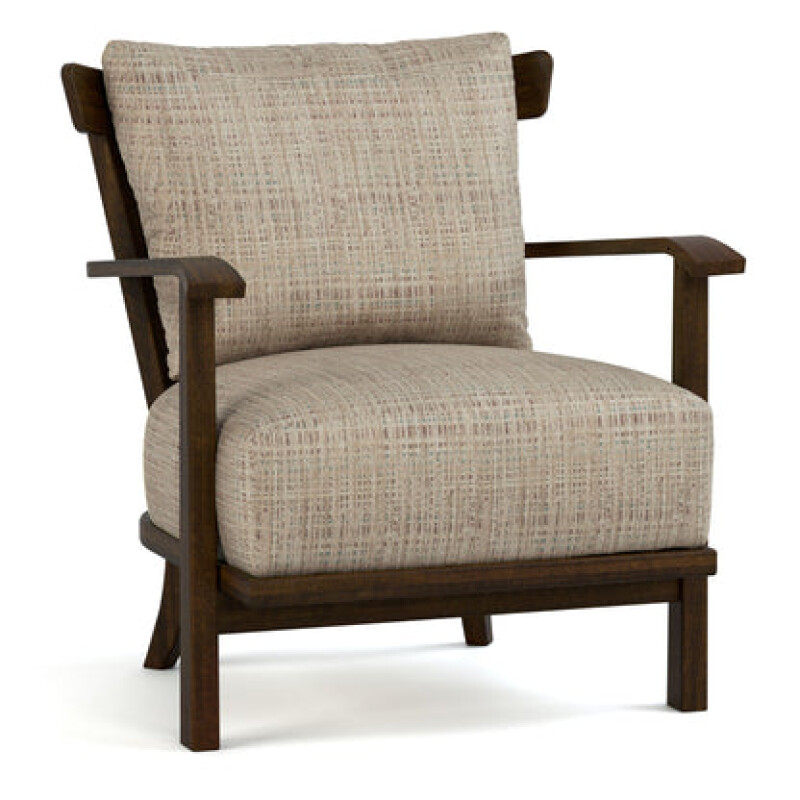 966071CH860591DARKROAST-102109820 Hudson Valley Wood-Frame Chair - 8605-91 - Image 1