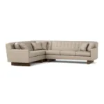 Walnut Grove Design-Your-Own L-Shaped Sectional - Narrow Track Arm, Tufted Back, Sled Base / Sofa on left / 4946-11