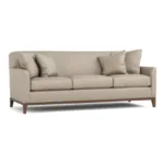 Walnut Grove Design-Your-Own 82-inch Sofa - Crescent Arm, Tailored Tight Back, Walnut Base / 4946-11