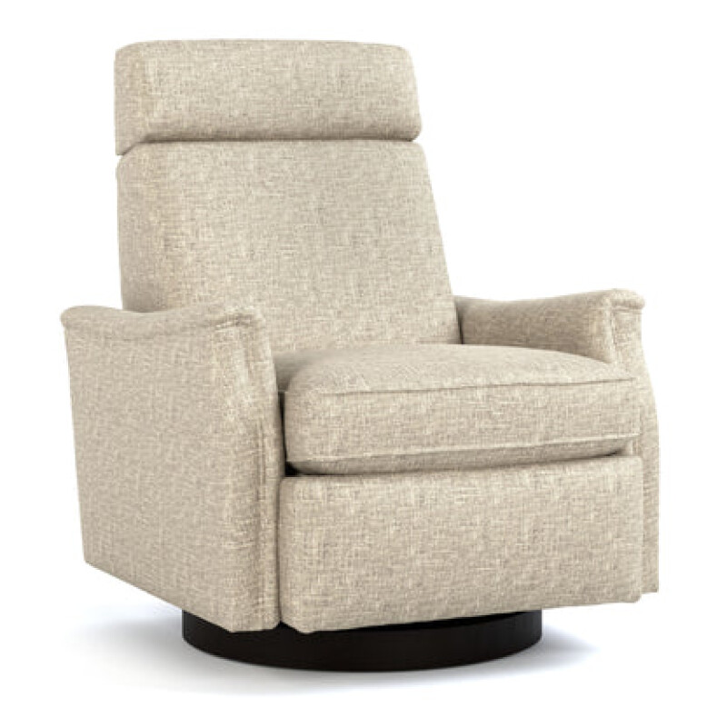 966195RECSWMPR493019-104445895 Laurel Saddle-Arm Swivel Recliner - 4930-19 - Image 1