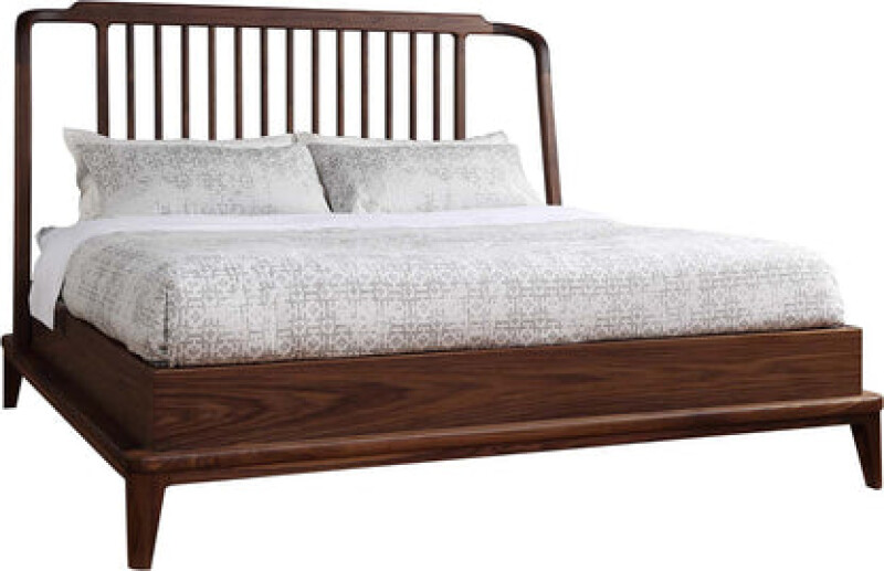 9910QWNT-102135549 Walnut Grove Spindle Bed - Queen - Image 1