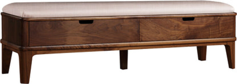 9919FWNTFAB-102115299 Walnut Grove Bench - Fabric - Image 1
