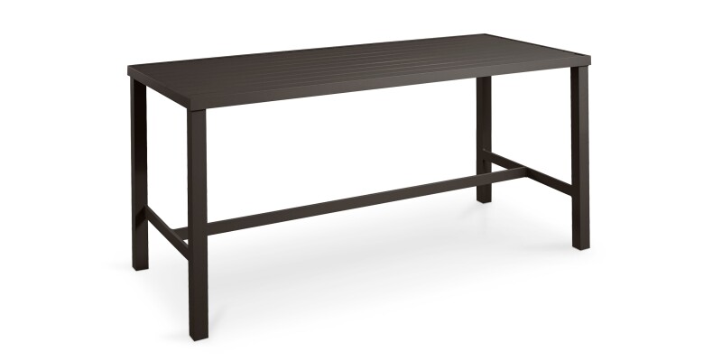 A019CDTTMO-101302561 Bonavista Outdoor Rectangle Bar & Counter Dining Table - Image 1