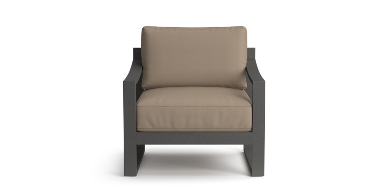 A023K12O12718SLOUNGEGRA-101319397 Bonavista Outdoor Slope Arm Lounge Chair - Image 1