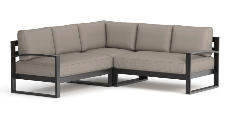 A025LSECT3O12719SLOUNGEGRA-101319994 Bonavista Outdoor Arched Arm Sectional - Image 1
