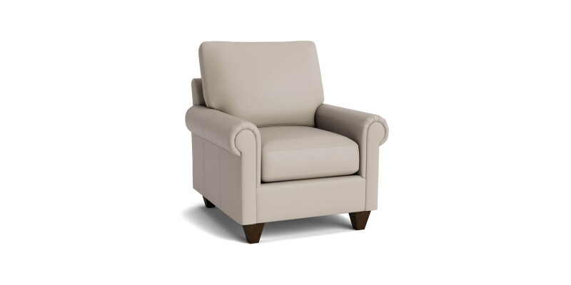 C30012SFL53-101294444 True Custom™ True Custom® Leather Panel Arm Accent Chair - Image 1