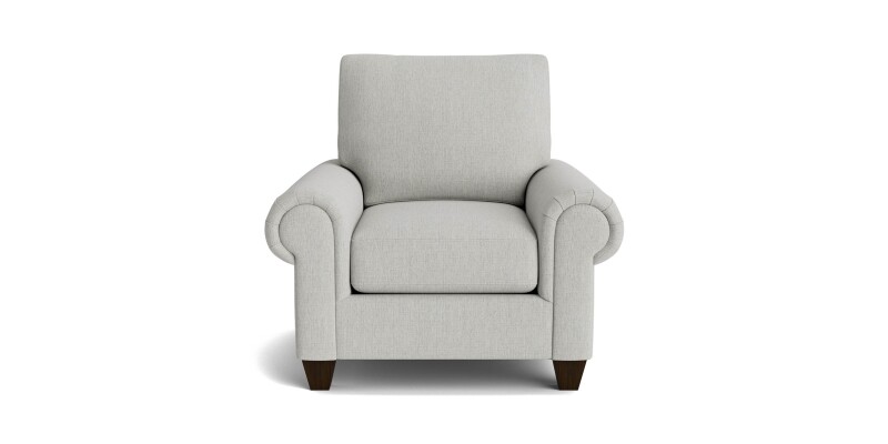 C40012SF31-101339124 True Custom™ True Custom® Large Panel Arm Accent Chair - Image 1