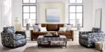 True Custom™ True Custom® Leather Large Track Arm Loveseat - Image 4