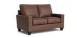 True Custom™ True Custom® Leather Large Track Arm Loveseat - Image 8