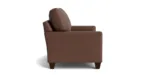True Custom™ True Custom® Leather Large Track Arm Loveseat - Image 9