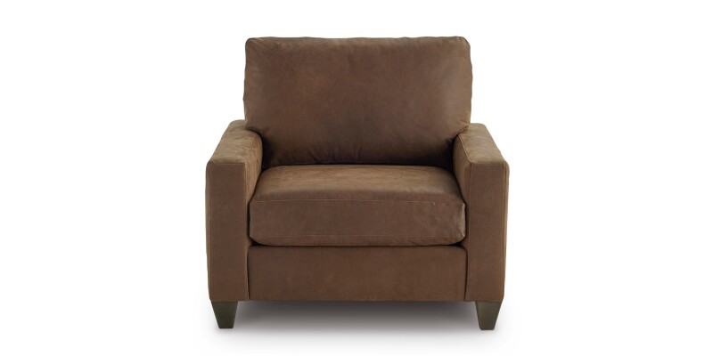 C65418SFL72328LOUNGEBF808-102027874 True Custom™ True Custom® Leather Track Arm Chair and a Half - Image 1