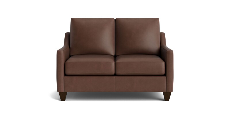 C90022SFL52-101384585 True Custom™ True Custom® Leather Slope Arm Loveseat - Image 1