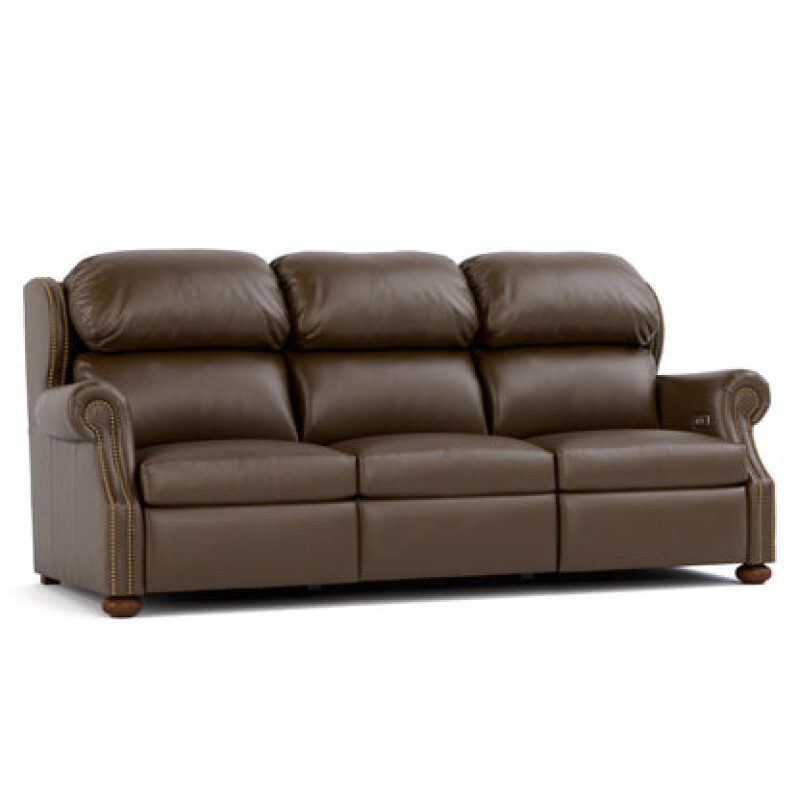 CL608090WRPR2WESTONTRUFFLEDARKMAPLE-102111448 Durango Power Motion Sofa - Weston Truffle - Image 1