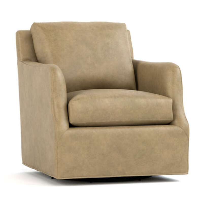CL6151CHSWPRALAMEDAECRUDARKMAPLE-102114250 Harper Swivel Chair - Alameda Ecru / Dark Maple - Image 1
