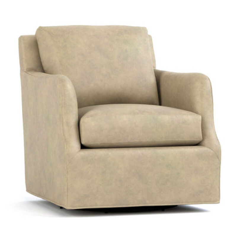 CL6151CHSWPRALAMEDASTONEWASHDARKMAPLE-102114242 Harper Swivel Chair - Alameda Stonewash / Dark Maple - Image 1