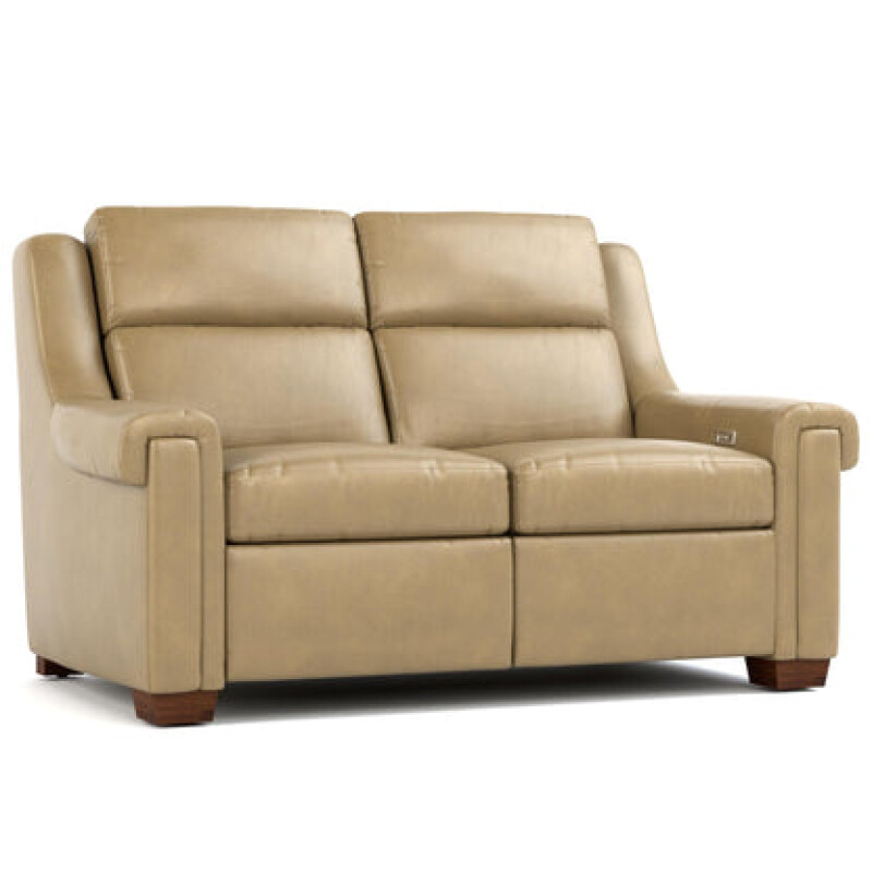 CL617167WRAHPRFUTUROTAUPEDARKMAPLE-102109986 Chester Power Motion Loveseat - Futuro Taupe - Image 1