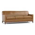 Walnut Grove Design-Your-Own 82-inch Sofa - Crescent Arm, Tailored Tight Back, Walnut Base / Defy Age