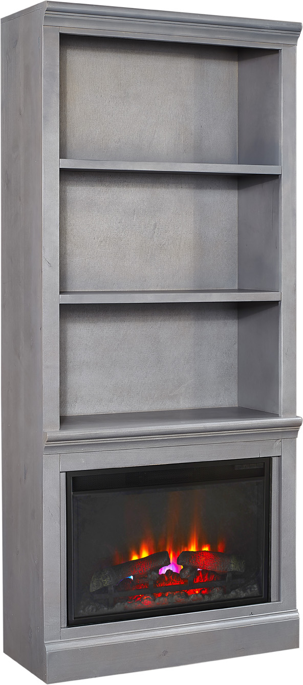 DR3472F12GHT-106248614 Churchill 74" Fireplace Display Case DR3472F/12-GHT - Image 1