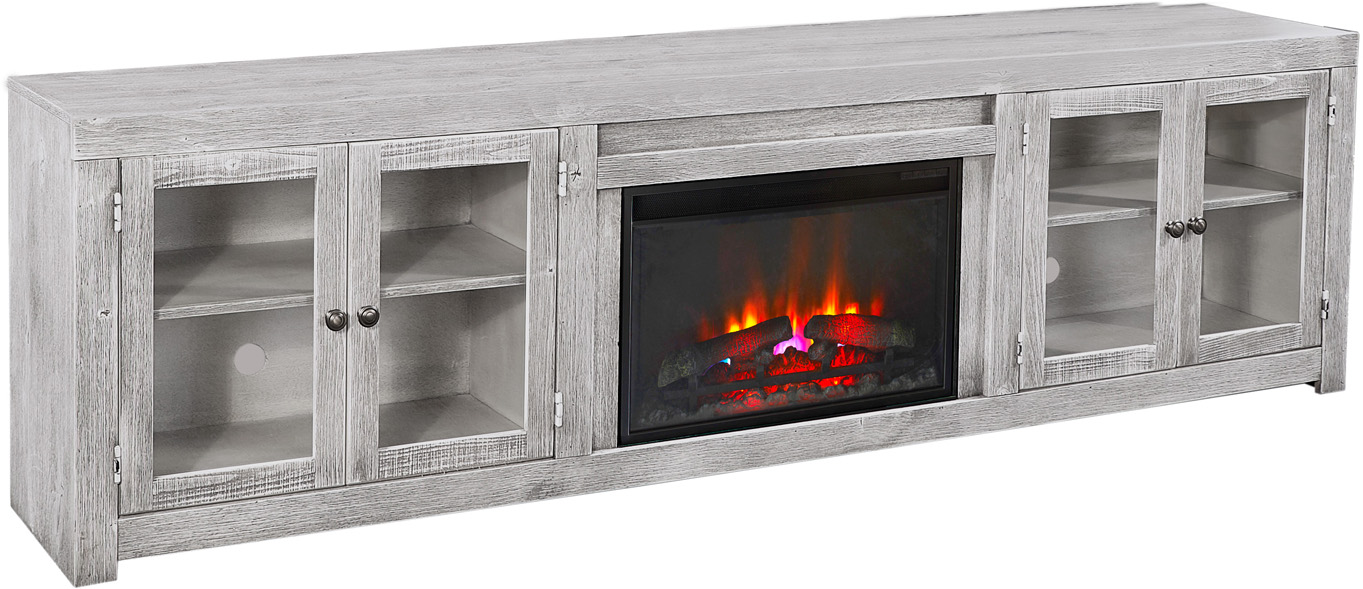 DY1970GHT-106248474 Avery Loft 97" Fireplace Console W/ 4 Doors DY1970-GHT - Image 1