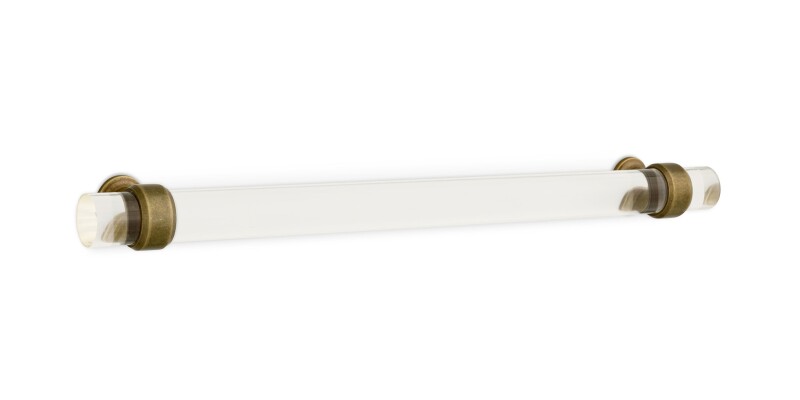 HDW47BBLPL10-101395175 Cast & Forge #47 Lucite Bar Pull - Image 1