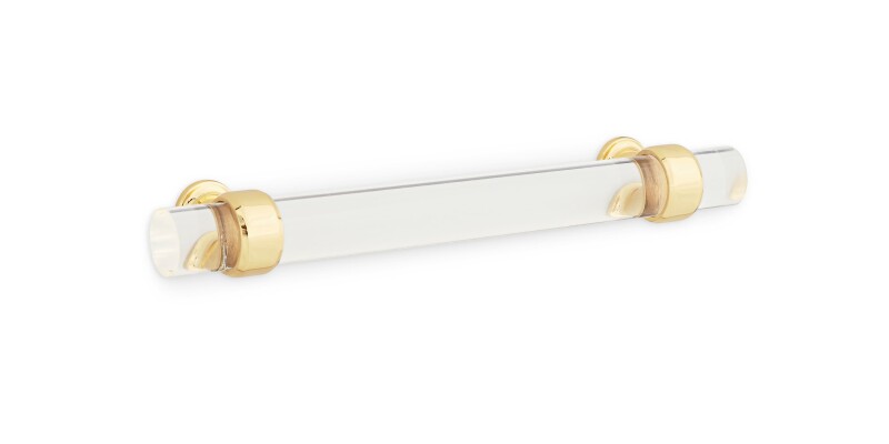 HDW47PBLPL06-101319164 Cast & Forge #47 Lucite Bar Pull - Image 1