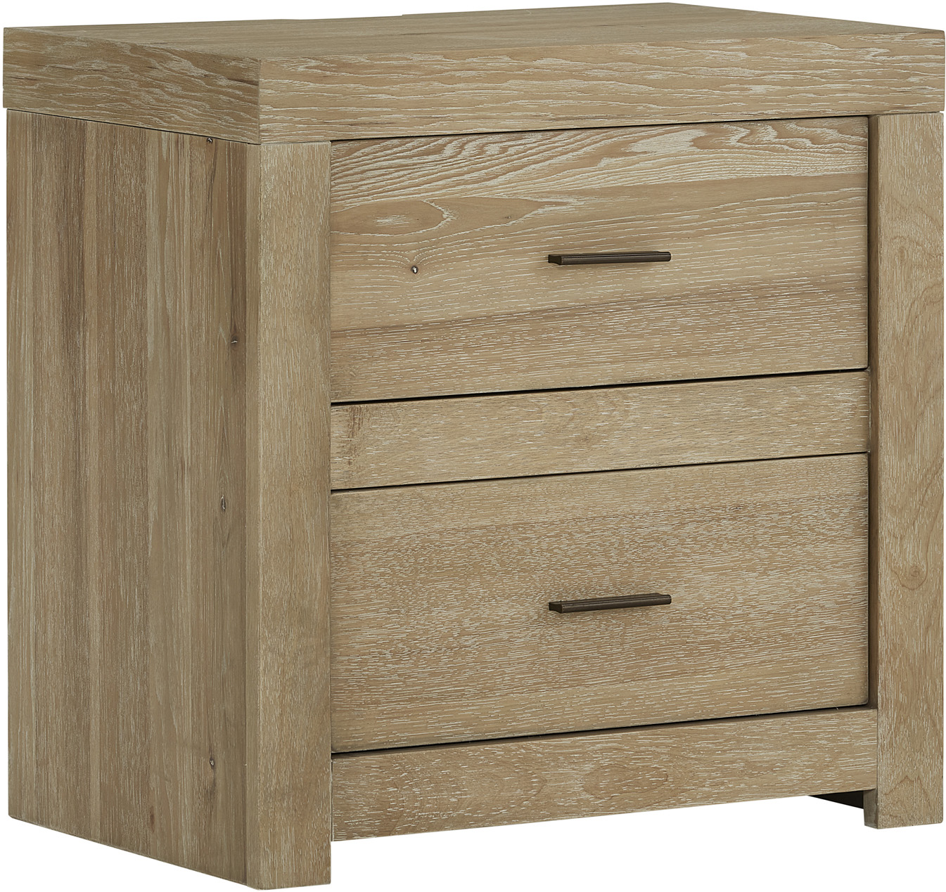 IML450KHK1-106251560 Modern Loft 2 Drawer Nightstand W/ Power IML-450-KHK-1 - Image 1