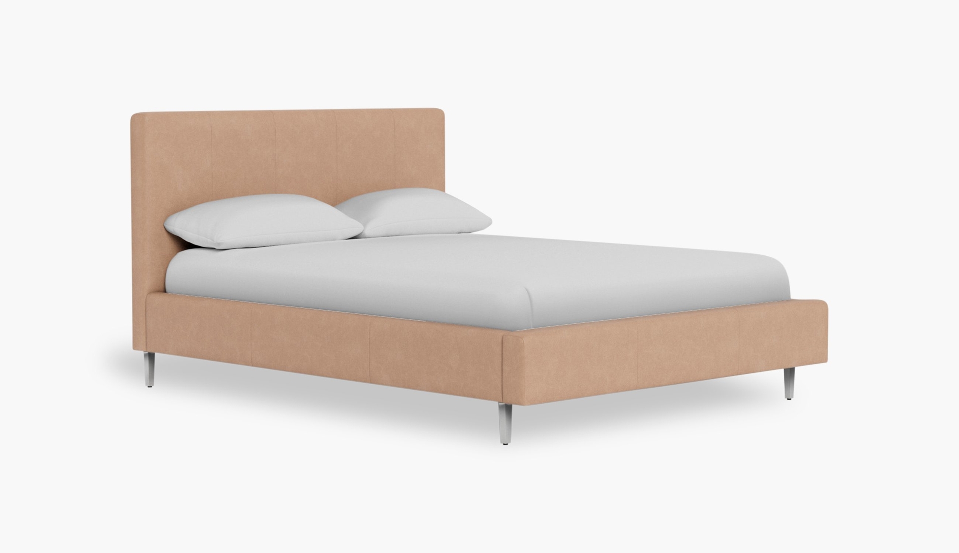 LL003KING-106027753 Auremo Drawer Storage 44" Complete King Bed with Rails, Footboard, Wood Slats and Drawer Storage - Image 1