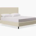 Auremo Bed 44" Complete Cal King Bed with Rails, Footboard, Wood Slats