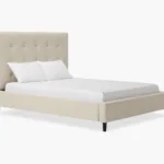 Ridge Bed 44" Complete Cal King Bed with Rails, Footboard, Wood Slats