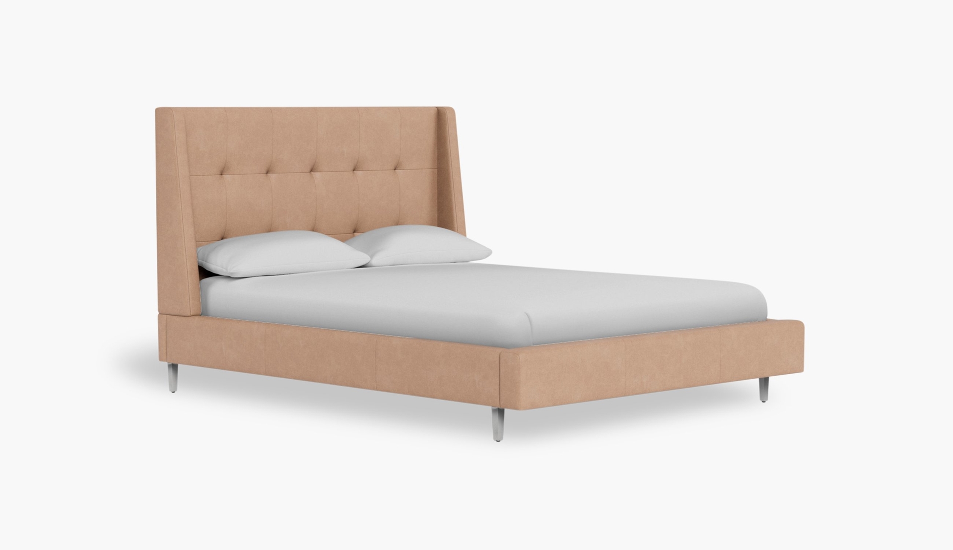LL015CALIFORNIAKING-106027748 Palermo Drawer Storage 54" Complete Cal King Bed with Rails, Footboard, Wood Slats and Drawer Storage - Image 1