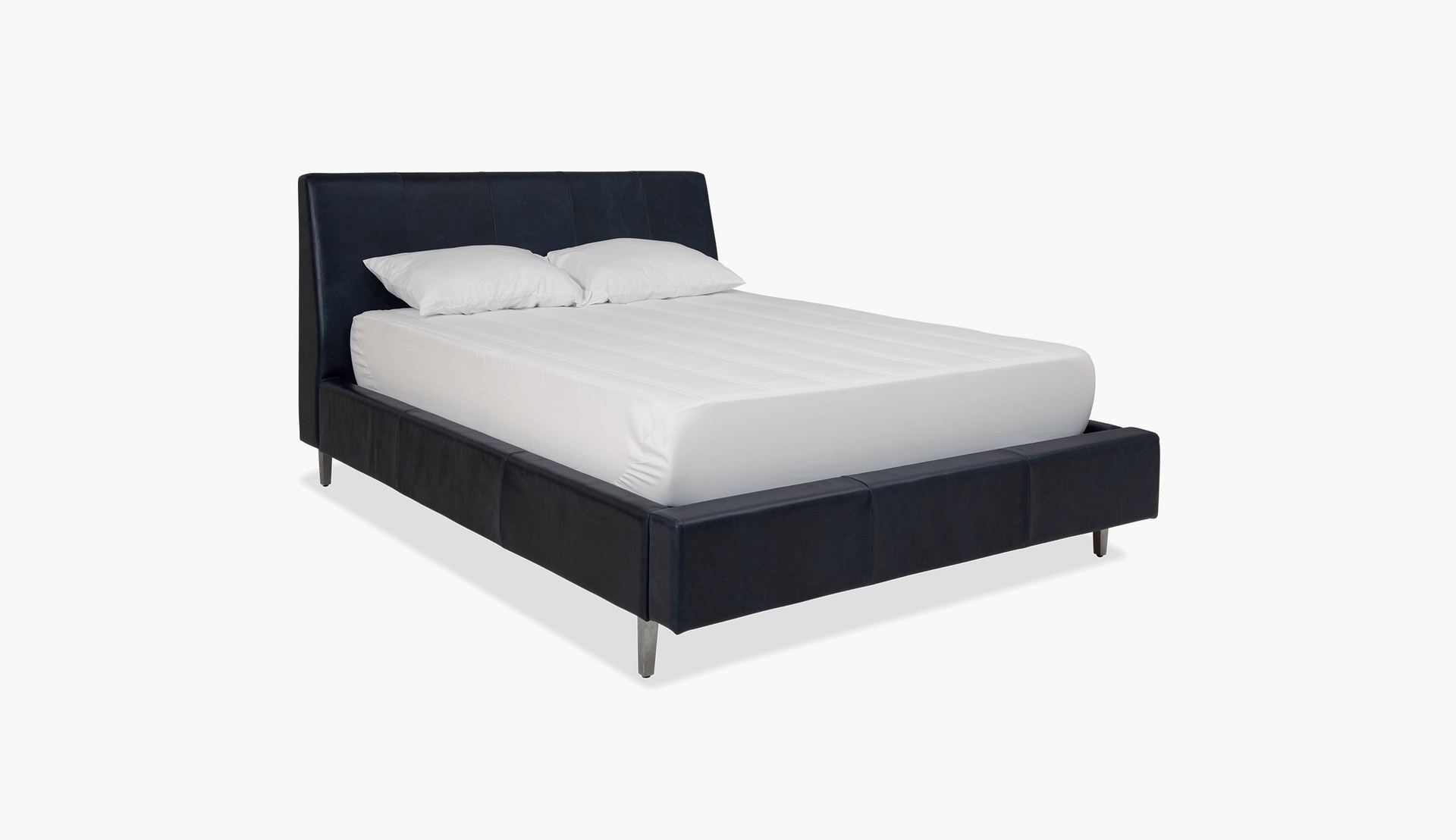 LL027CALIFORNIAKING-106027702 Prairie Drawer Storage 44" Complete Cal King Bed with Rails, Footboard, Wood Slats and Drawer Storage - Image 1