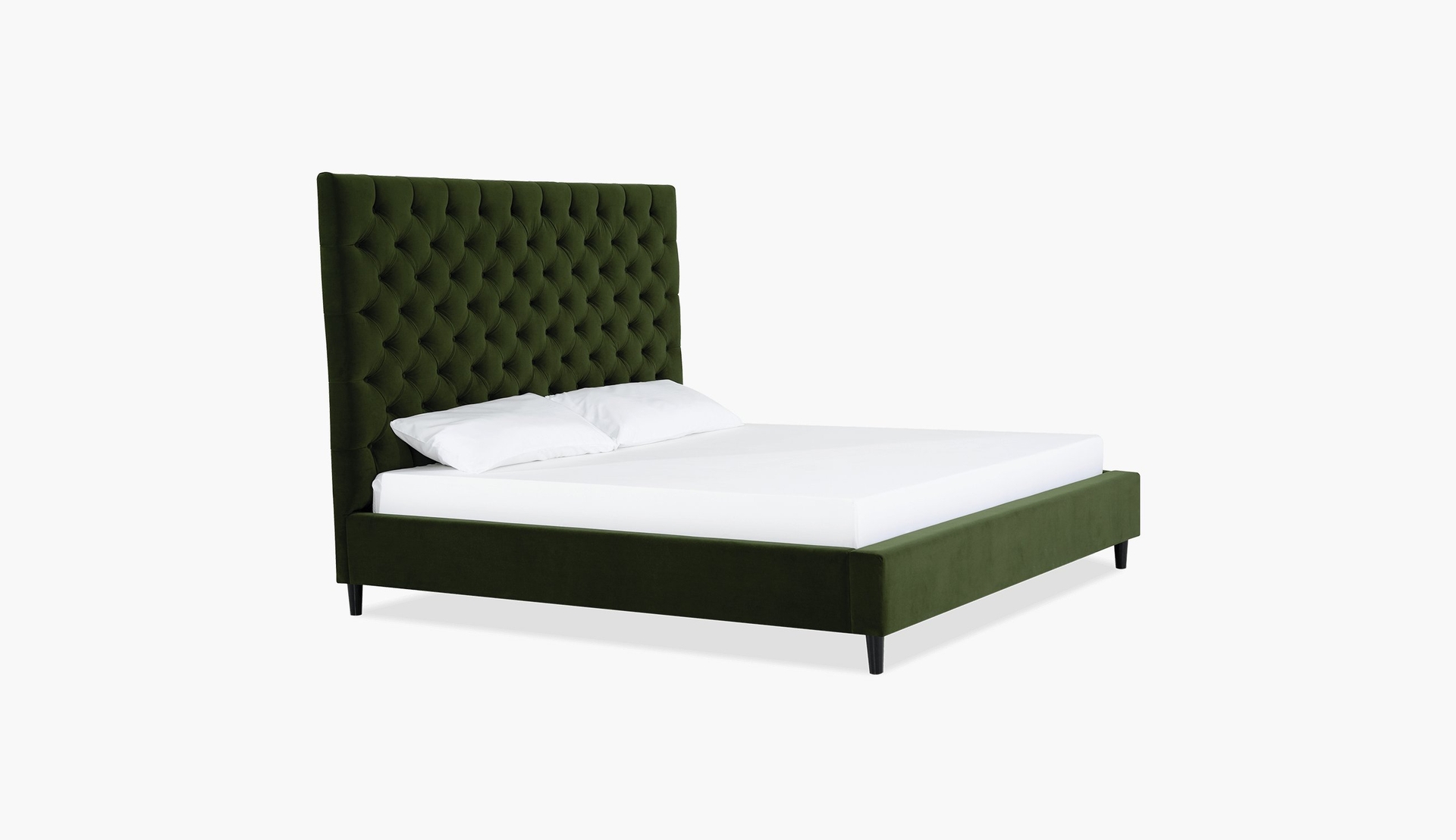 LL036CALIFORNIAKING-106027548 Vineyard Bed 54" Complete Cal King Bed with Rails, Footboard, Wood Slats - Image 1