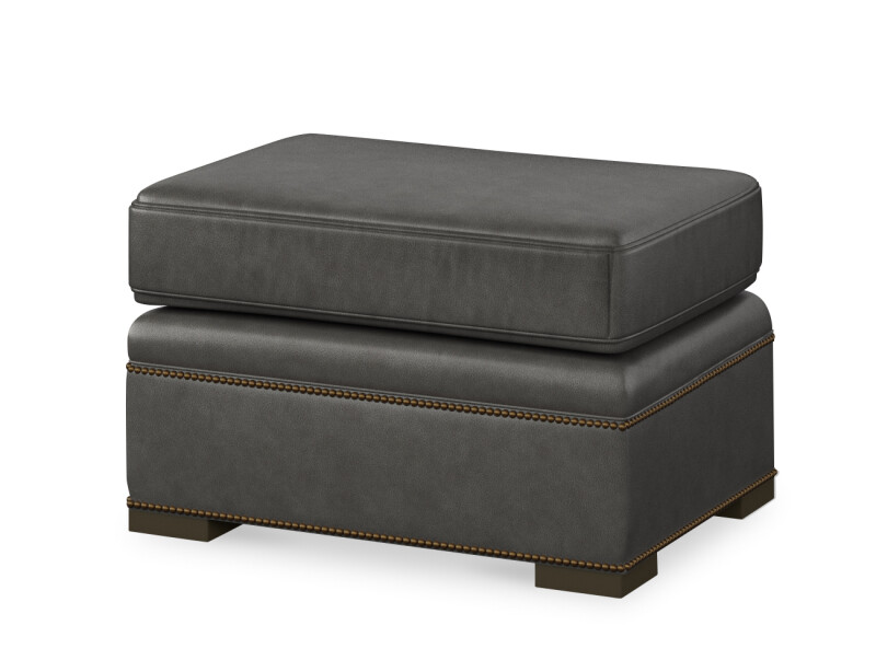 LR770112-103285238 LR-7701-12 - Classic Chesterfield Ottoman - Image 1