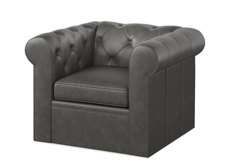 LR77018-103266660 LR-7701-8 - Classic Chesterfield Configurable Swivel Chair - Image 1