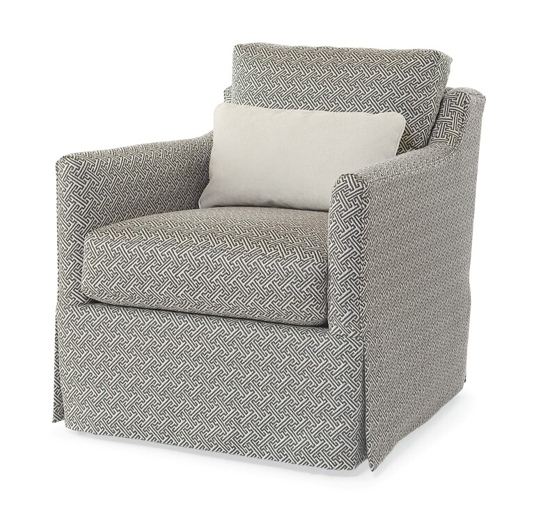 LTD51418SK-103266042 LTD5141-8SK - Allison Skirted Swivel Chair - Image 1