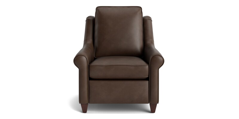 M00012TMLM1SOCK54-101388631 Magnificent Motion Leather Roll Arm Power Wall Recliner - Image 1