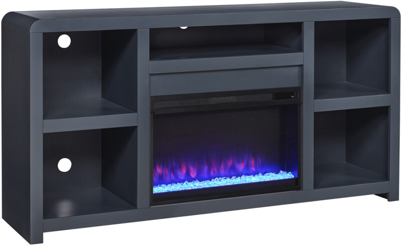 MYY1940MBL-101417651 Taylor 66" Fireplace Console MYY1940-MBL - Image 1