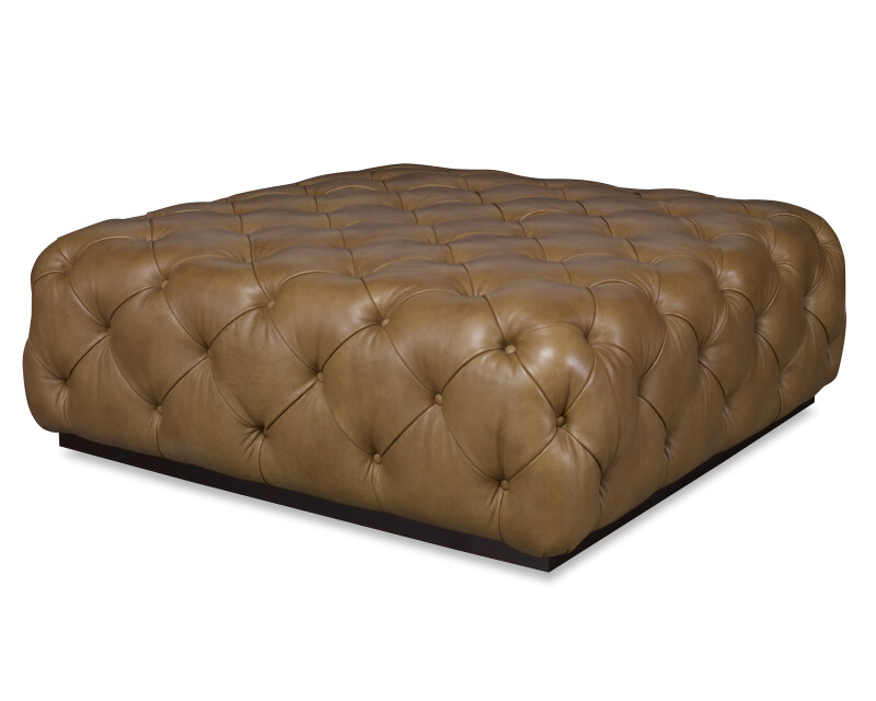 PLR14903WHEAT-103284337 PLR-14903-WHEAT - Rueben Tufted Cocktail Ottoman - Image 1