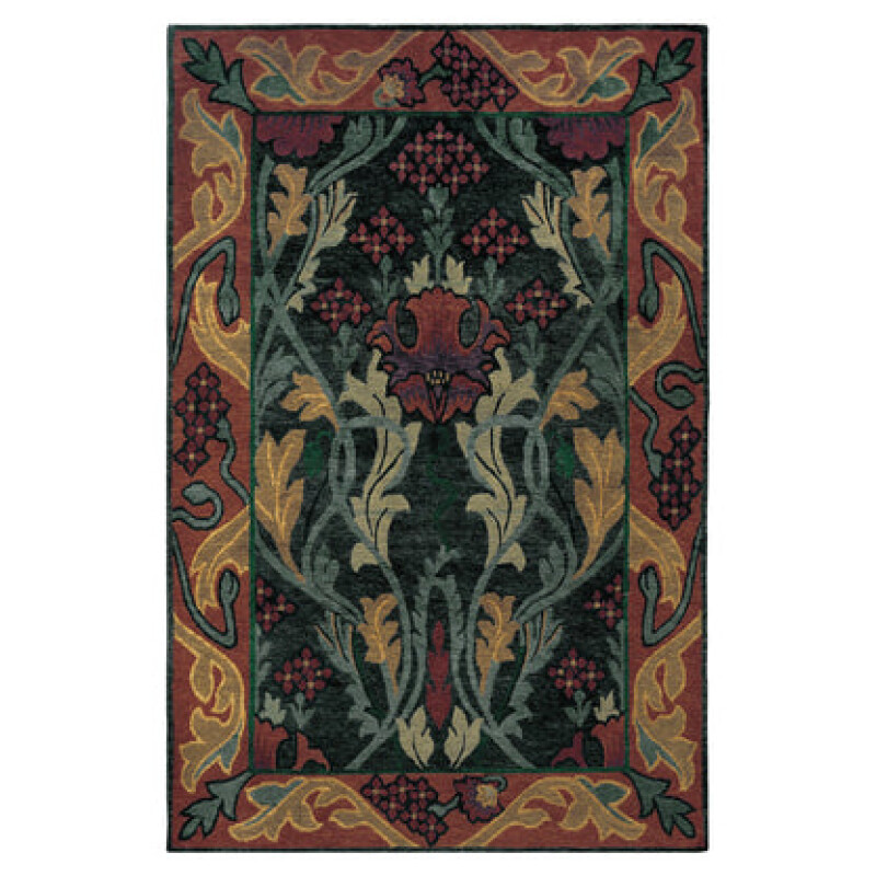 RU1010SMP-102155725 English Garden Rug - Rectangular / 2' 6" x 4' - Image 1