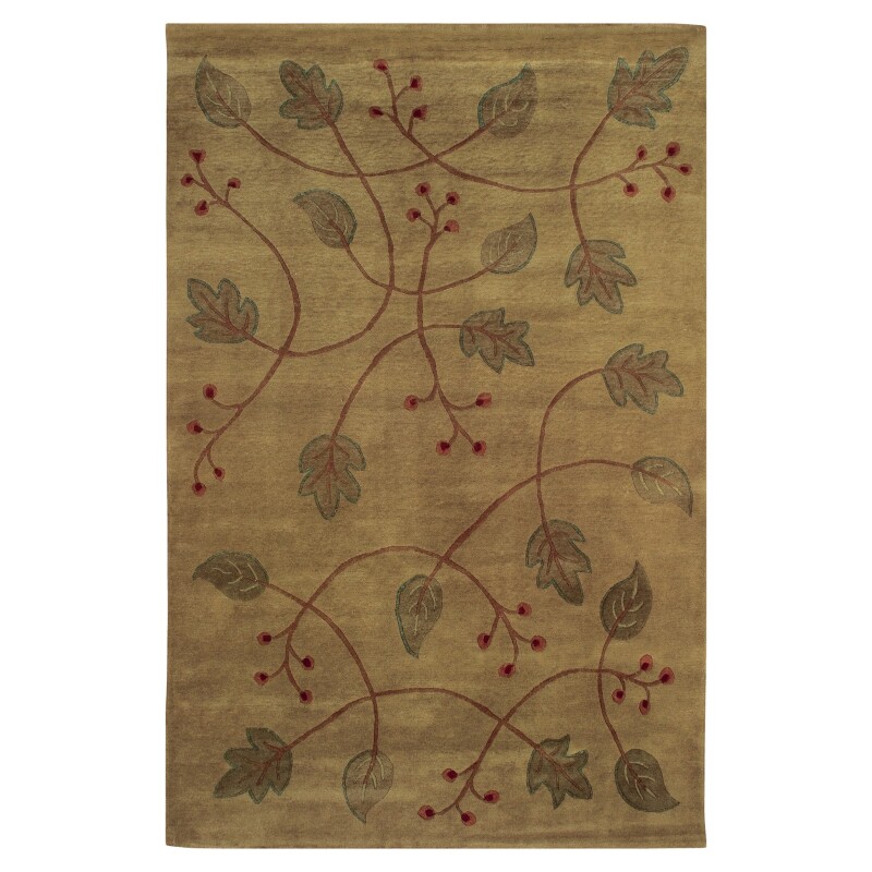 RU10705X76-102155754 Falling Leaves Rug - Rectangular / 5' x 7' 6" - Image 1