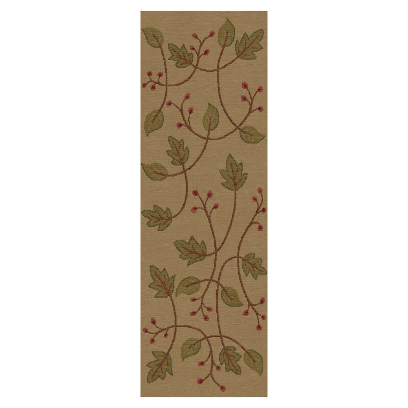 RU10708R-102155759 Falling Leaves Rug - Runner / 2' 9" x 8' Runner - Image 1