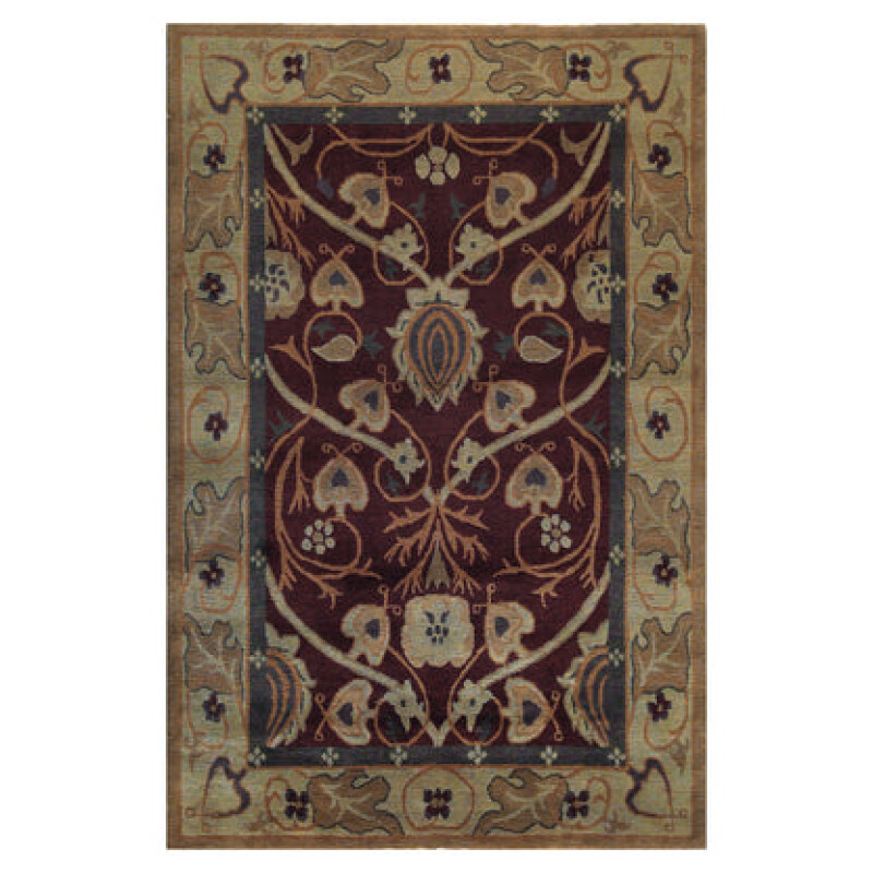 RU11304X6-102155655 Bungalow Garden Rug - Rectangular / 4' x 6' - Image 1